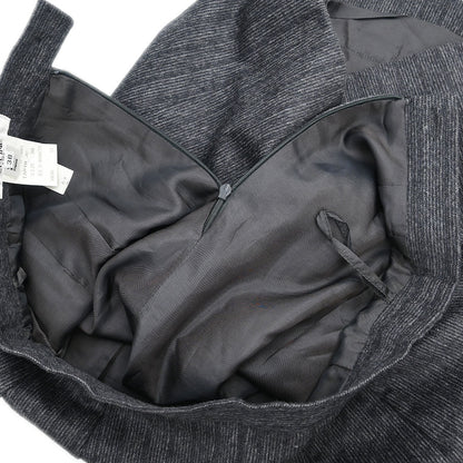 Celine Setup Suit Jacket Skirt Gray #38