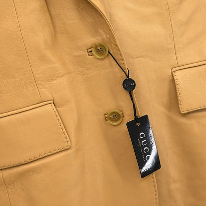 Gucci Single Breasted Jacket Brown #44