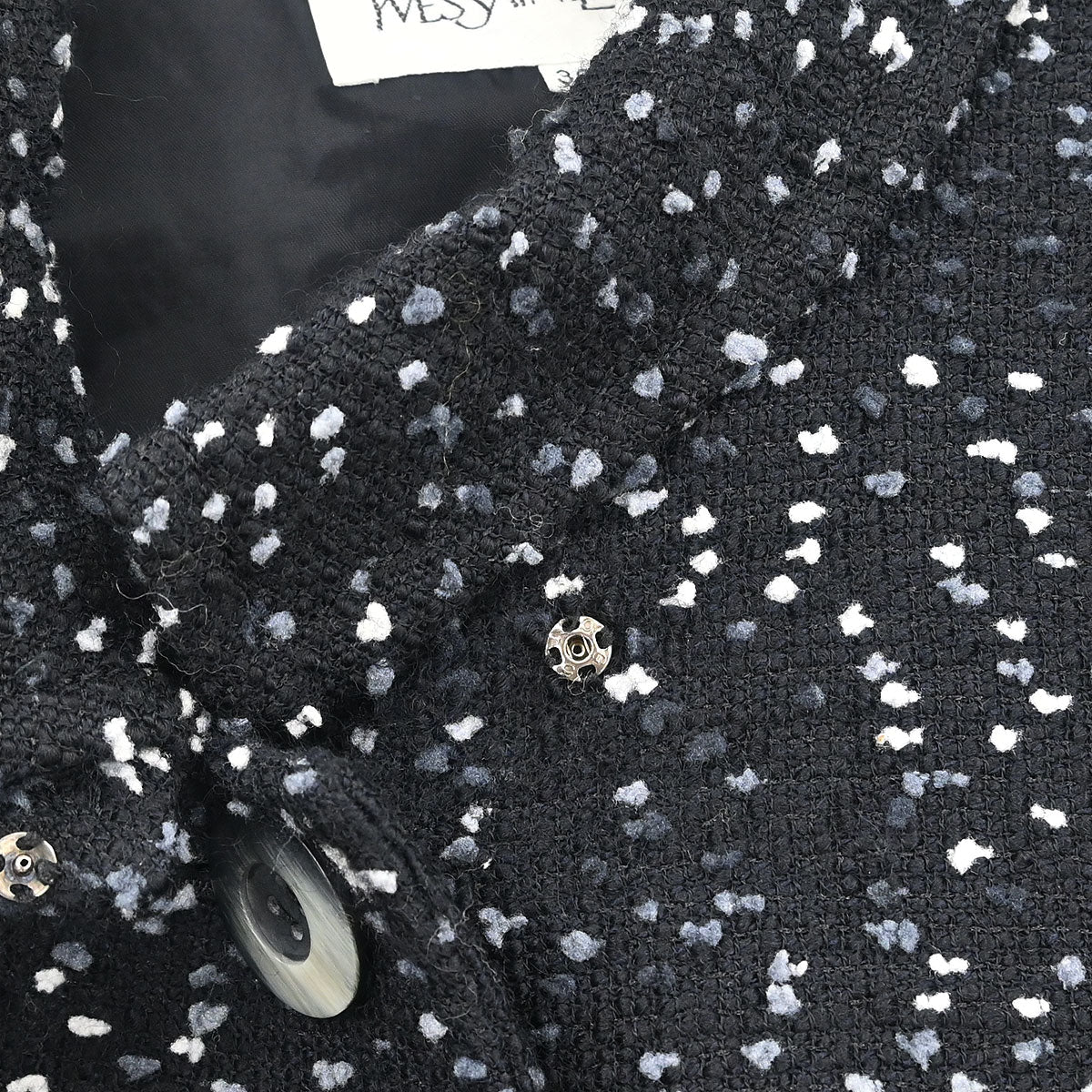 Yves Saint Laurent Setup Suit Jacket Skirt Black #3