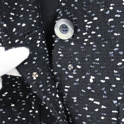 Yves Saint Laurent Setup Suit Jacket Skirt Black #3