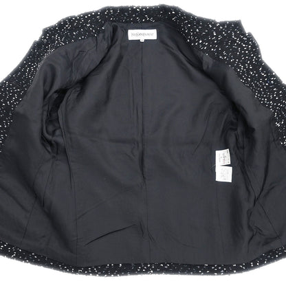 Yves Saint Laurent Setup Suit Jacket Skirt Black #3