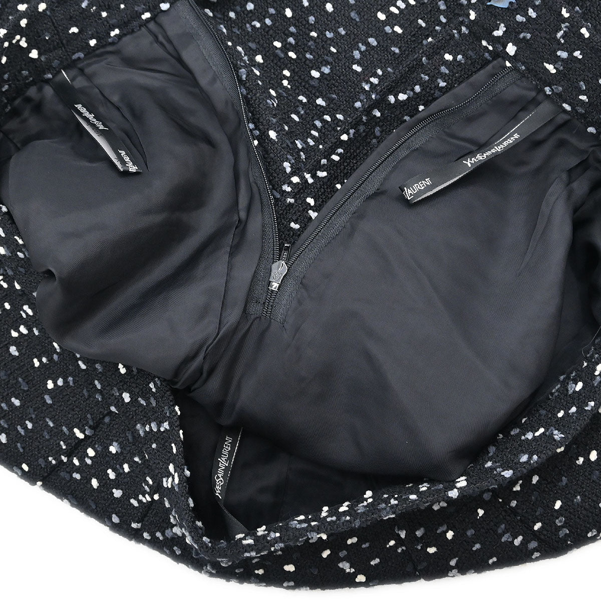 Yves Saint Laurent Setup Suit Jacket Skirt Black #3