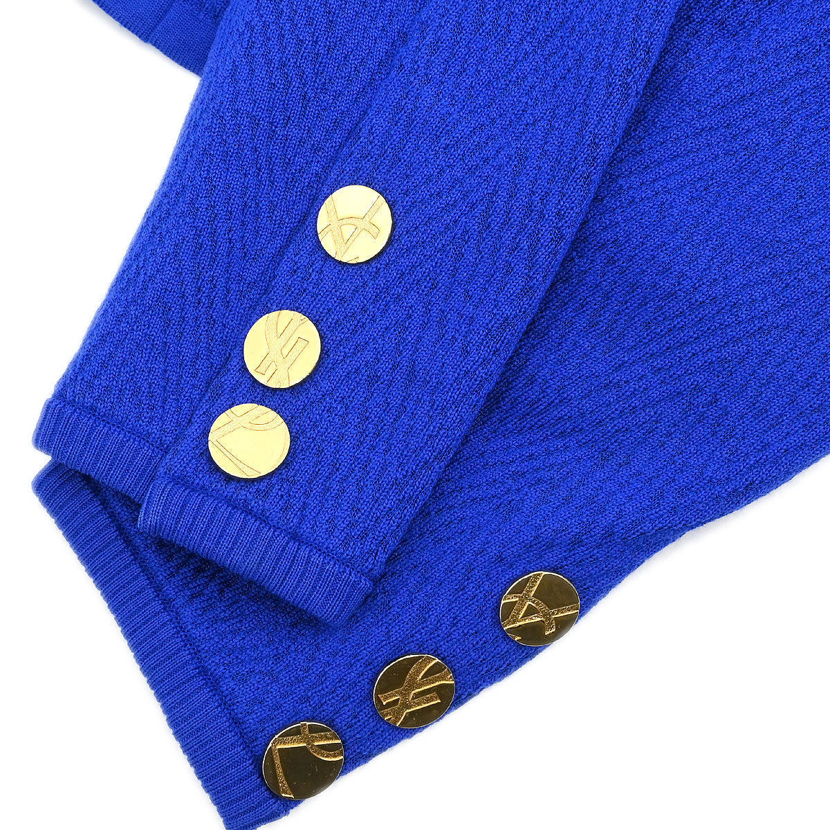 Yves Saint Laurent Colorless Jacket Blue #M