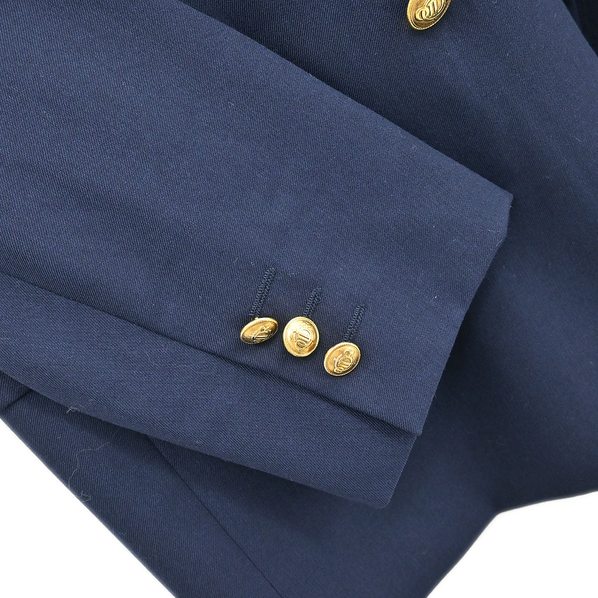 Christian Dior Double Breasted Jacket Navy #40S