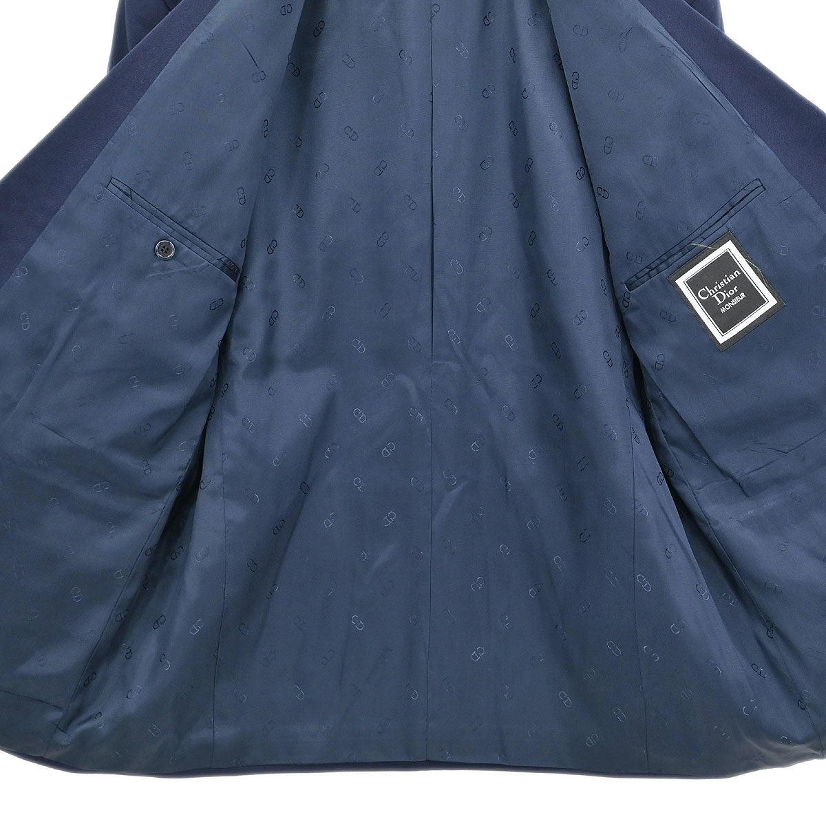 Christian Dior Double Breasted Jacket Navy #40S