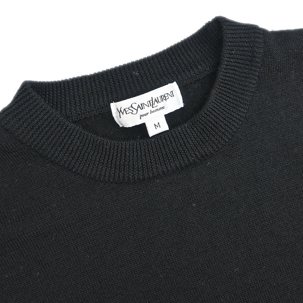 Yves Saint Laurent * Sweater Top Black #M