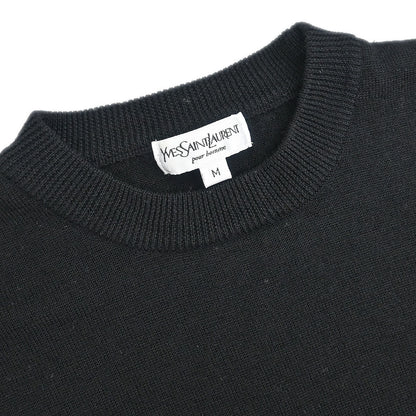 Yves Saint Laurent * Sweater Top Black #M