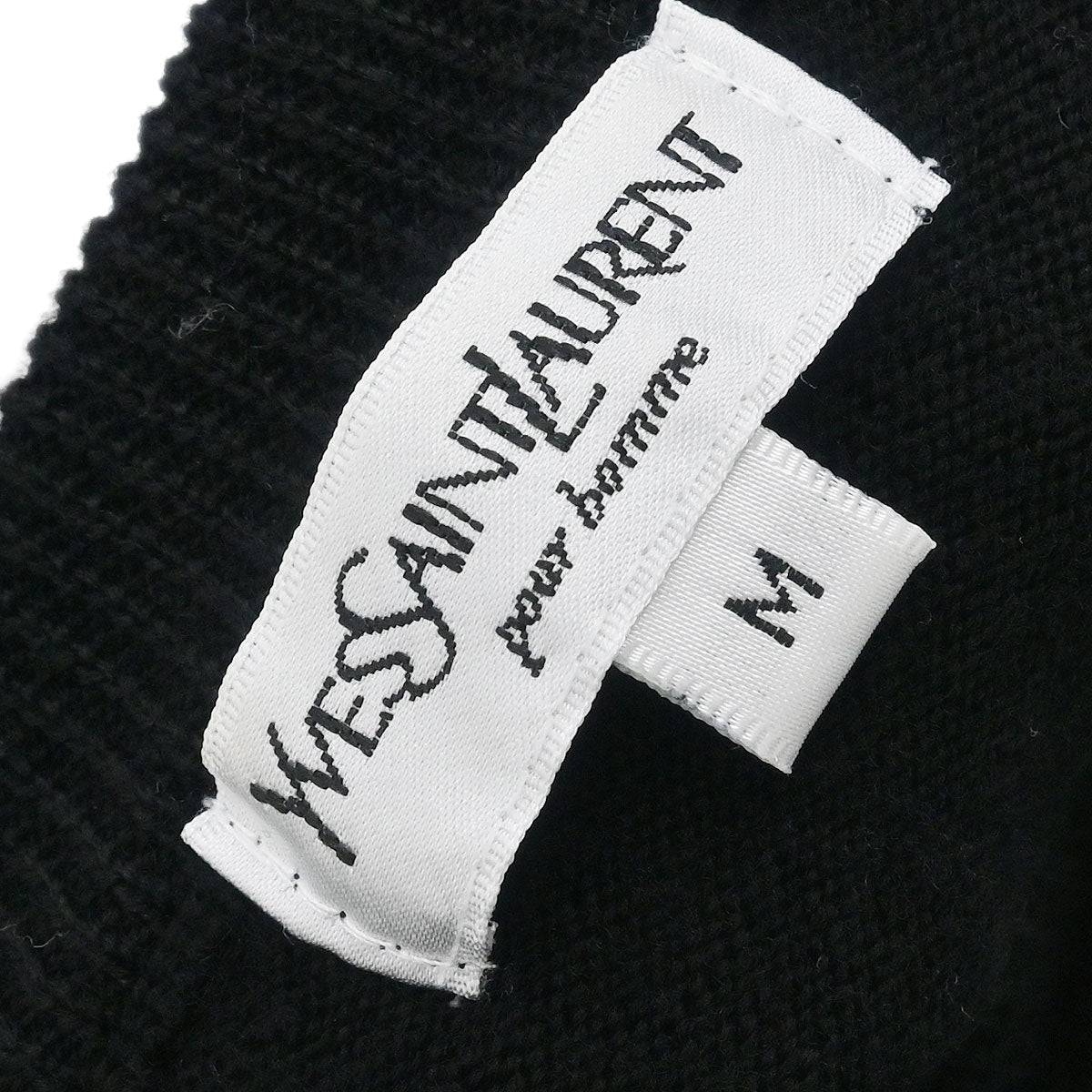 Yves Saint Laurent * Sweater Top Black #M