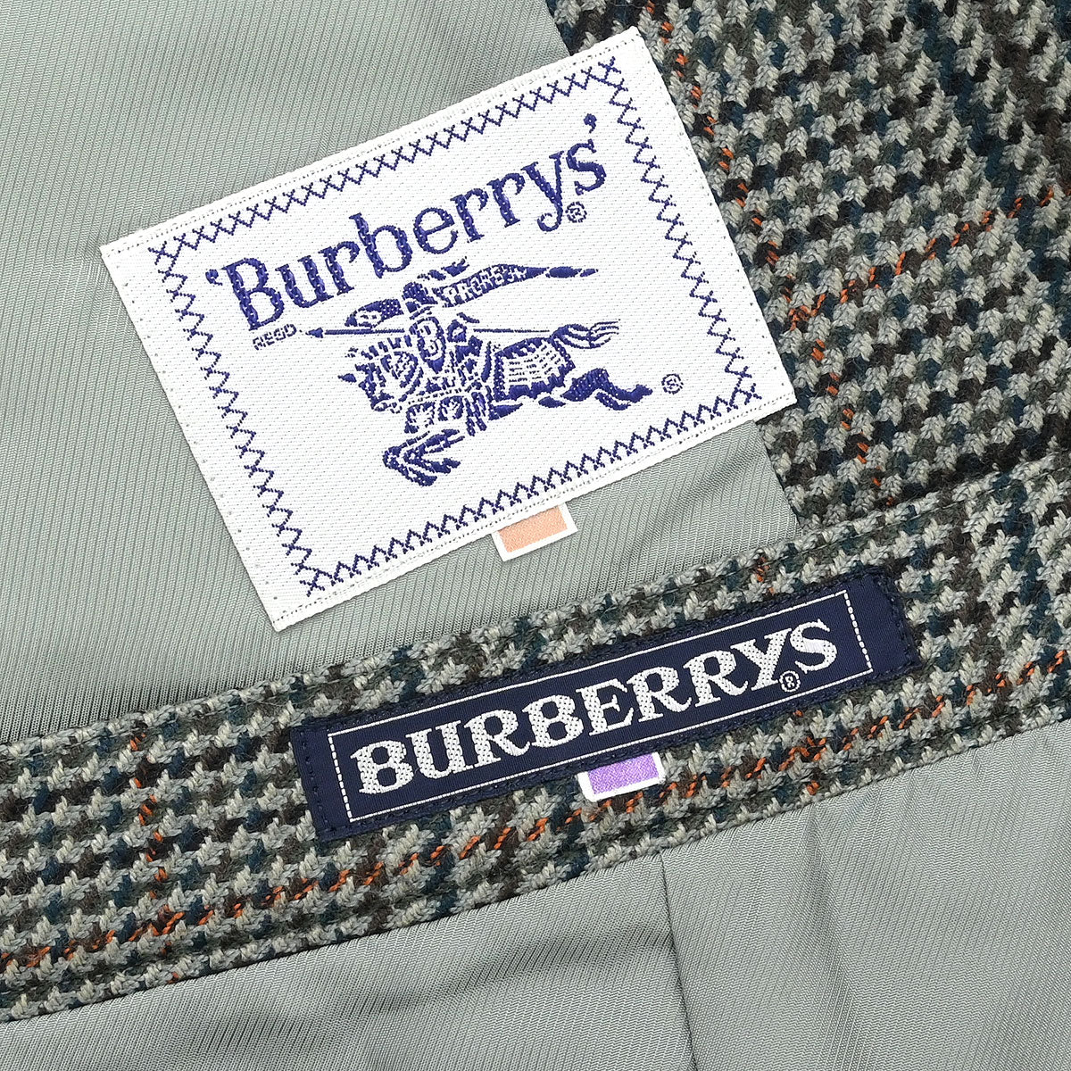 Burberrys Setup Suit Jacket Skirt Green #42–44 #44–46