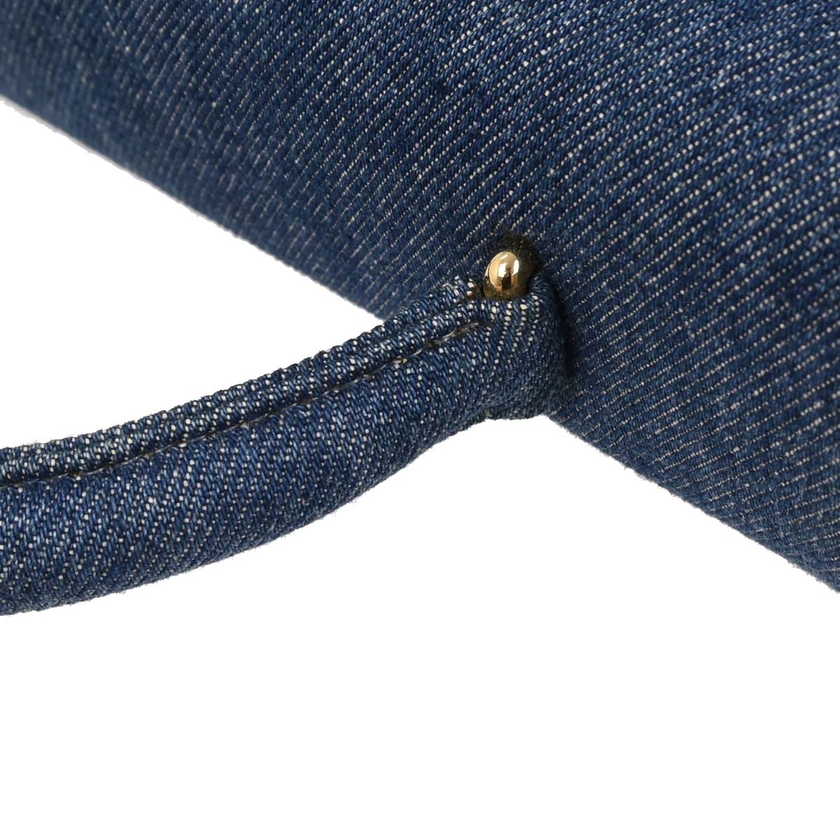 Chanel 1997-1999 Blue Denim Top Handle Handbag