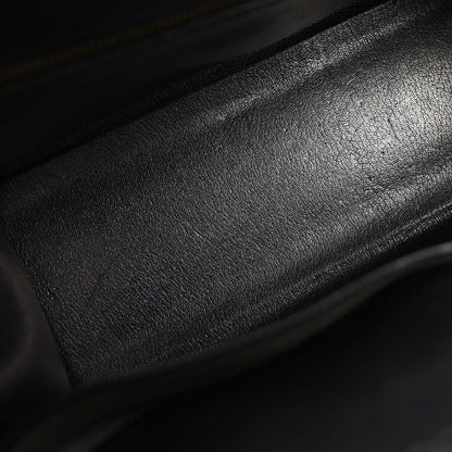 Hermes Black Courchevel Kelly 35 Sellier 2way Shoulder Handbag