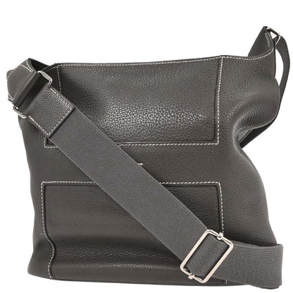 Hermes Graphite Taurillon Clemence Goodnews PM Shoulder Bag