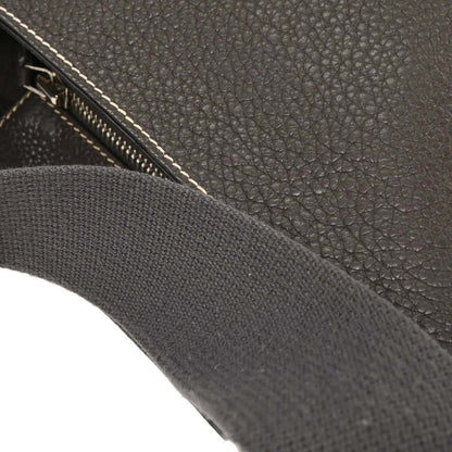 Hermes Graphite Taurillon Clemence Goodnews PM Shoulder Bag