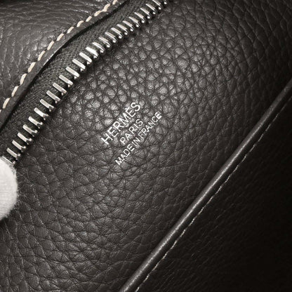 Hermes Graphite Taurillon Clemence Goodnews PM Shoulder Bag