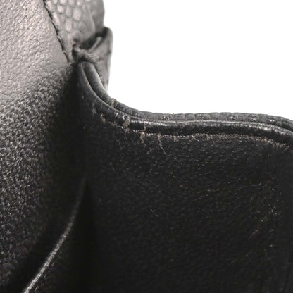 Chanel 2006-2008 Black Caviar Medium Classic Double Flap Shoulder Bag