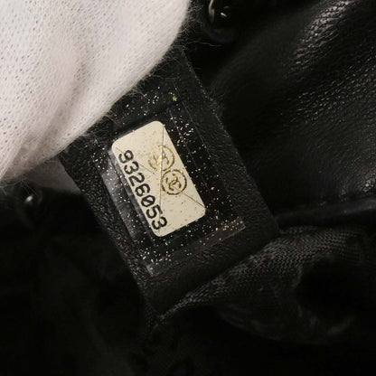 Chanel 2005-2006 Black Lambskin Luxury Chain Around Hobo Bag