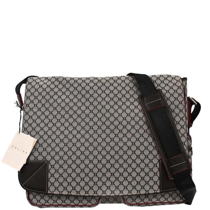 Celine * Gray Macadam Messenger Bag