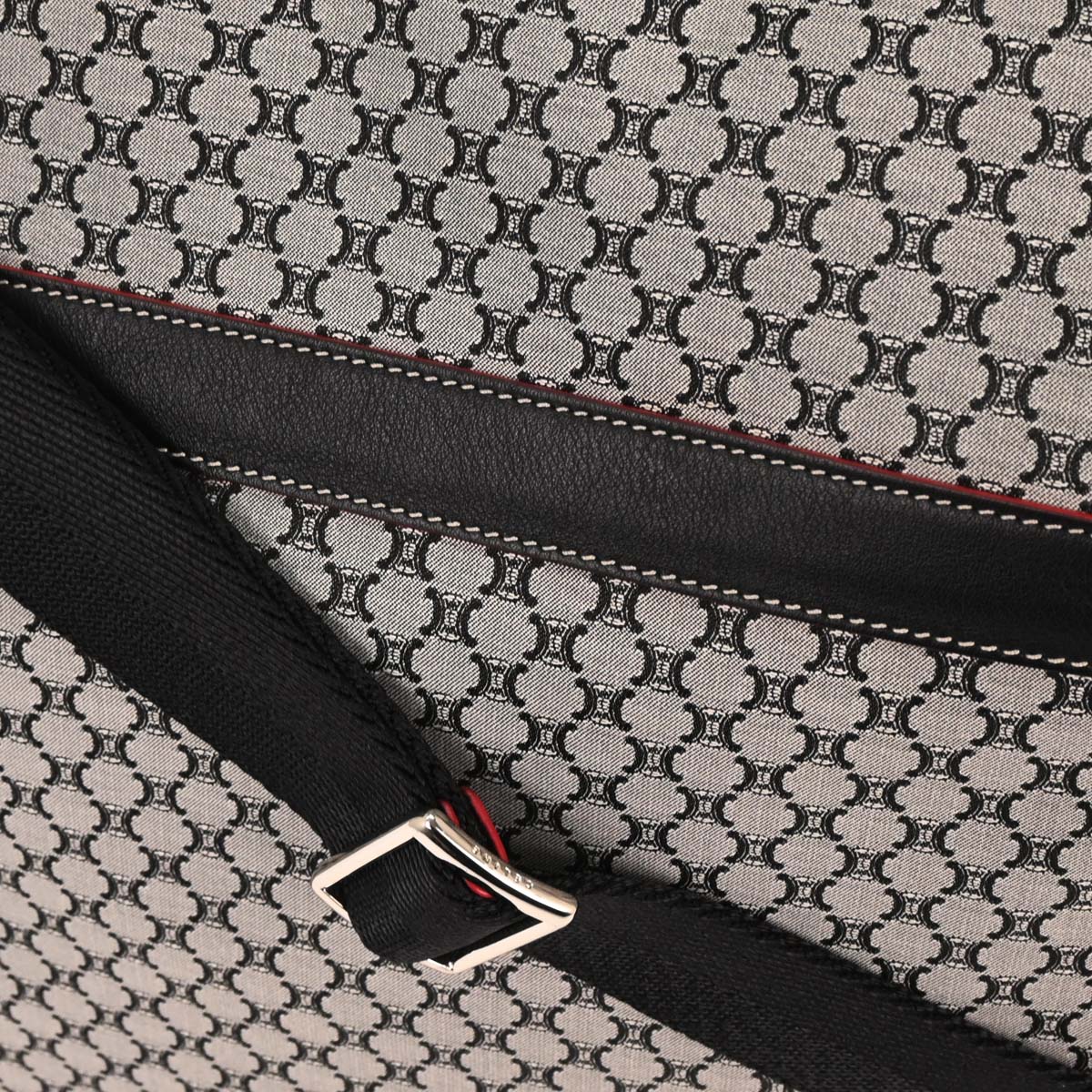 Celine * Gray Macadam Messenger Bag