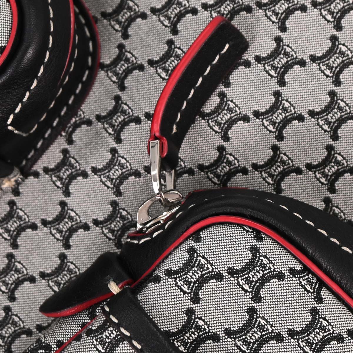 Celine * Gray Macadam Messenger Bag