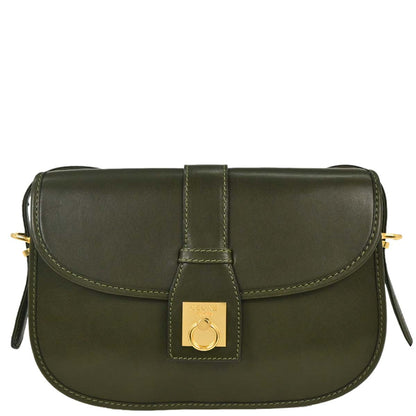 Celine Green Shoulder Bag