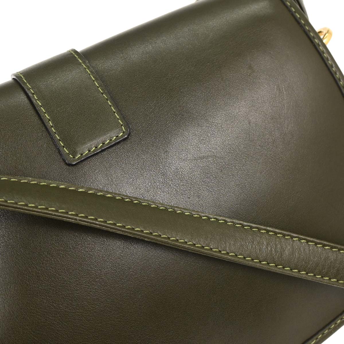 Celine Green Shoulder Bag