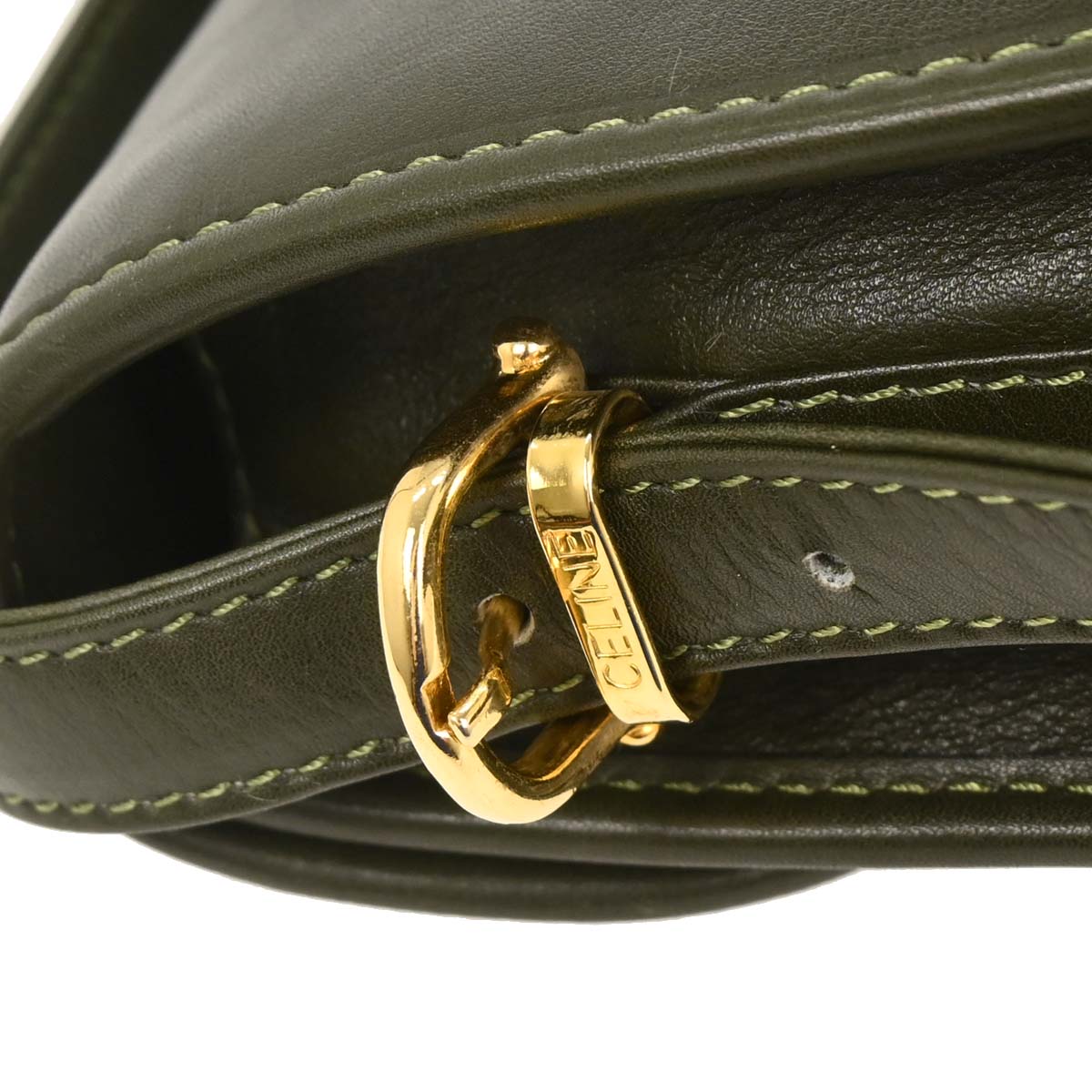 Celine Green Shoulder Bag
