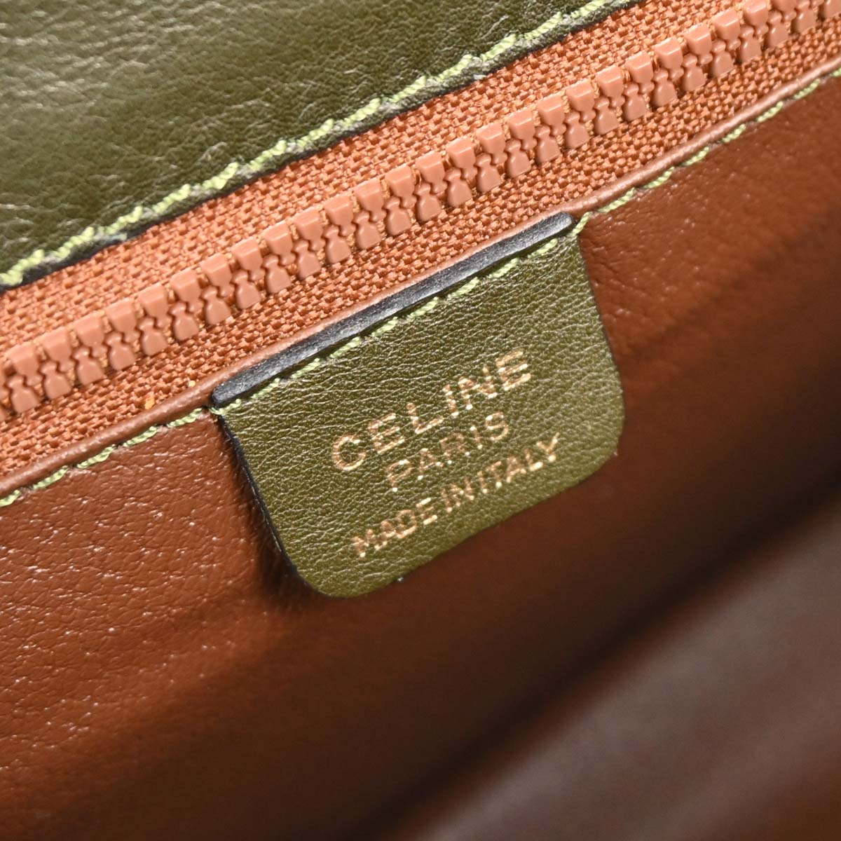 Celine Green Shoulder Bag
