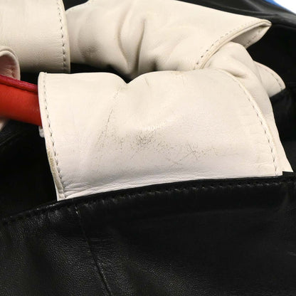 Loewe Blue Black White Red Lambskin Nappa Aire Tote Bag