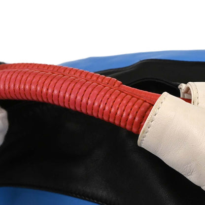 Loewe Blue Black White Red Lambskin Nappa Aire Tote Bag