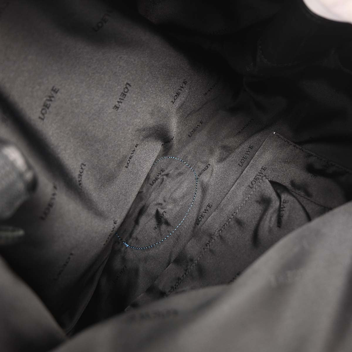 Loewe Blue Black White Red Lambskin Nappa Aire Tote Bag