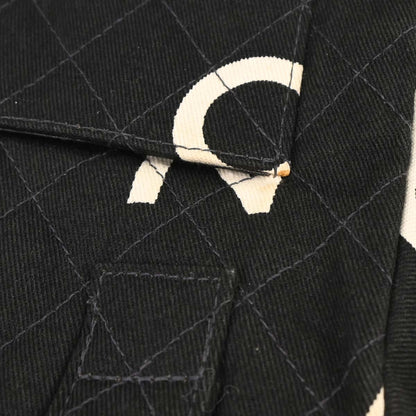 Chanel 1996-1997 Black Canvas Handbag