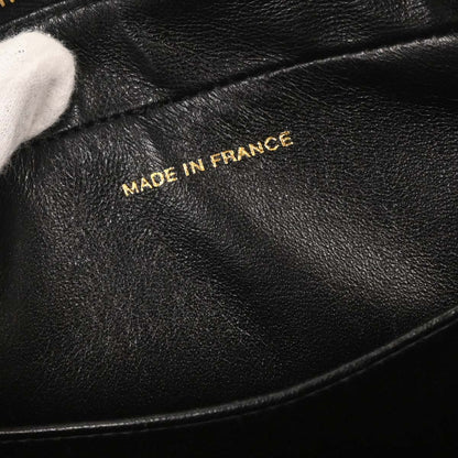 Chanel 1996-1997 Black Canvas Handbag
