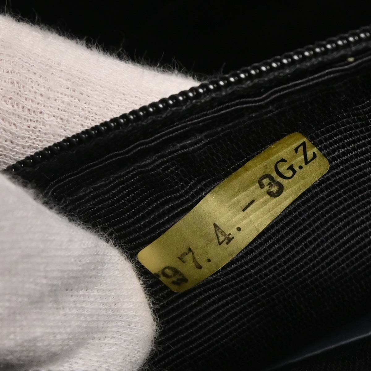 Chanel 1996-1997 Black Canvas Handbag