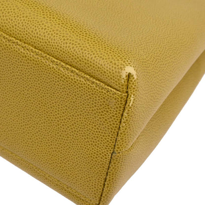Chanel Yellow Caviar Handbag