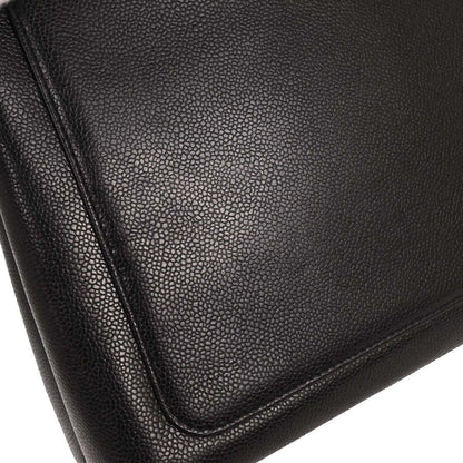 Chanel Black Caviar Top Handle Handbag