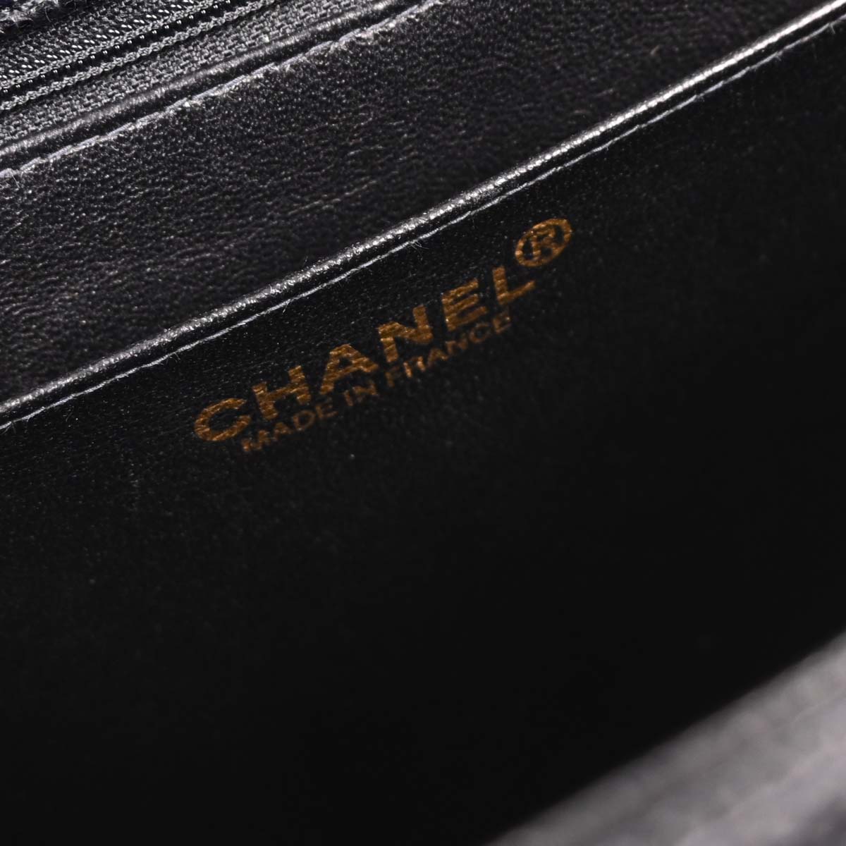 Chanel Black Caviar Top Handle Handbag