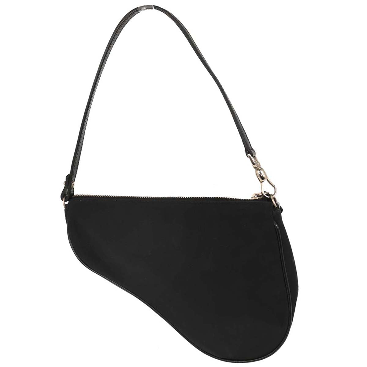 Christian Dior Black Saddle Handbag