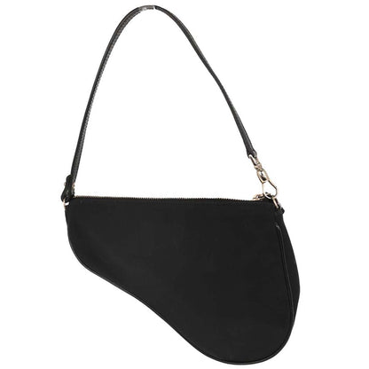Christian Dior Black Saddle Handbag