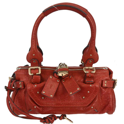 Chloe Red Paddington Handbag