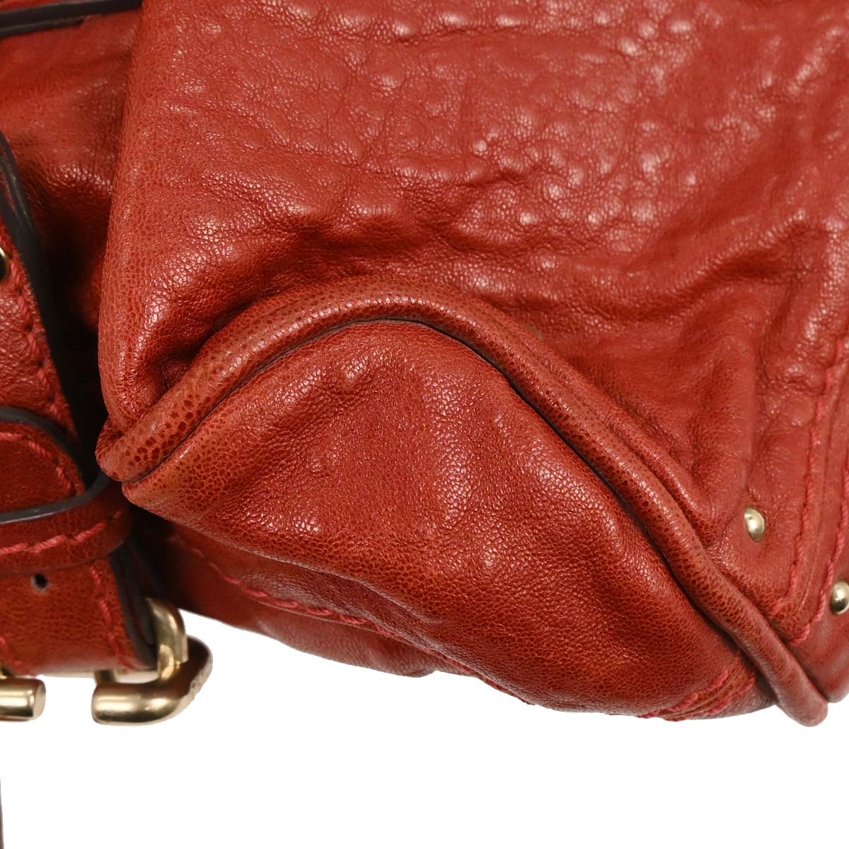 Chloe Red Paddington Handbag