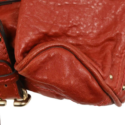 Chloe Red Paddington Handbag
