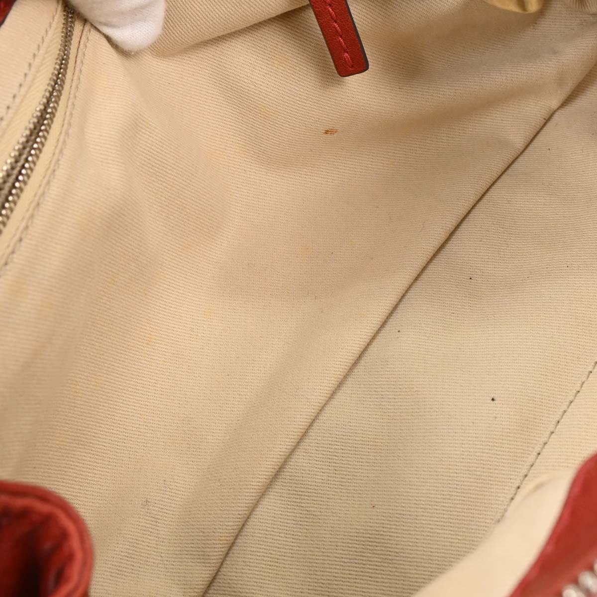 Chloe Red Paddington Handbag