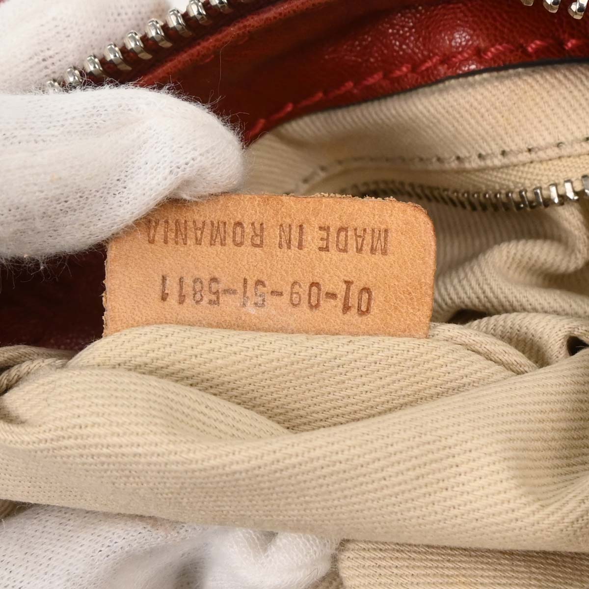 Chloe Red Paddington Handbag