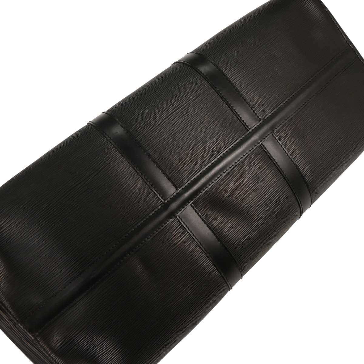 Louis Vuitton Black Epi Keepall 50 Travel Handbag M42962