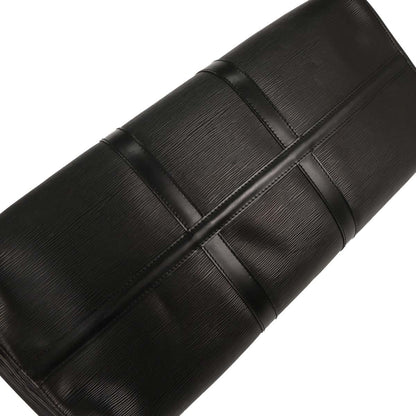 Louis Vuitton Black Epi Keepall 50 Travel Handbag M42962