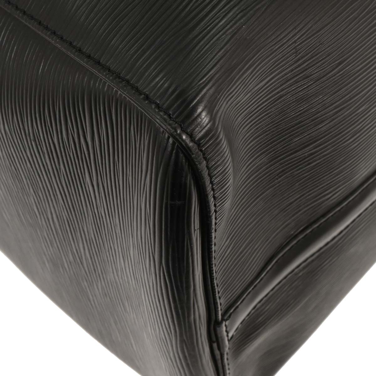 Louis Vuitton Black Epi Keepall 50 Travel Handbag M42962