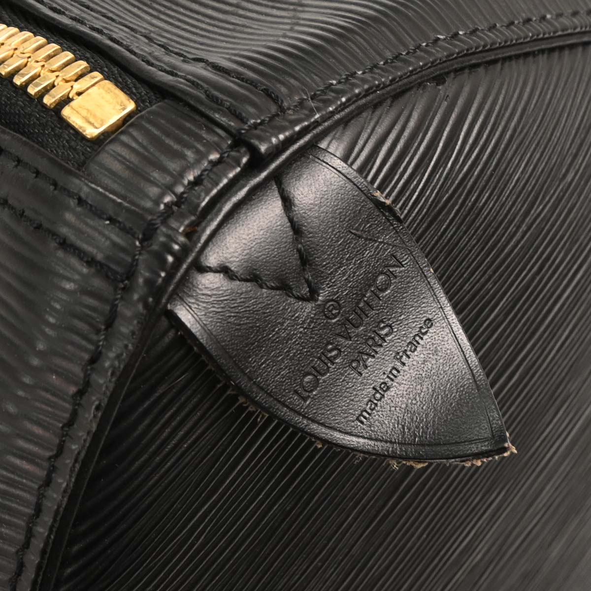 Louis Vuitton Black Epi Keepall 50 Travel Handbag M42962