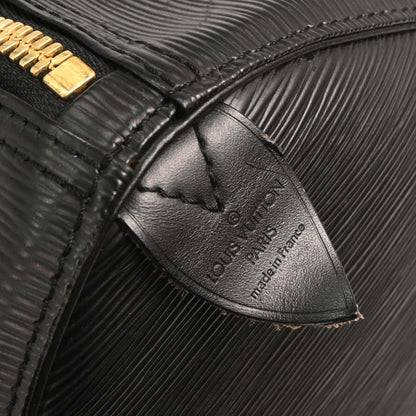 Louis Vuitton Black Epi Keepall 50 Travel Handbag M42962