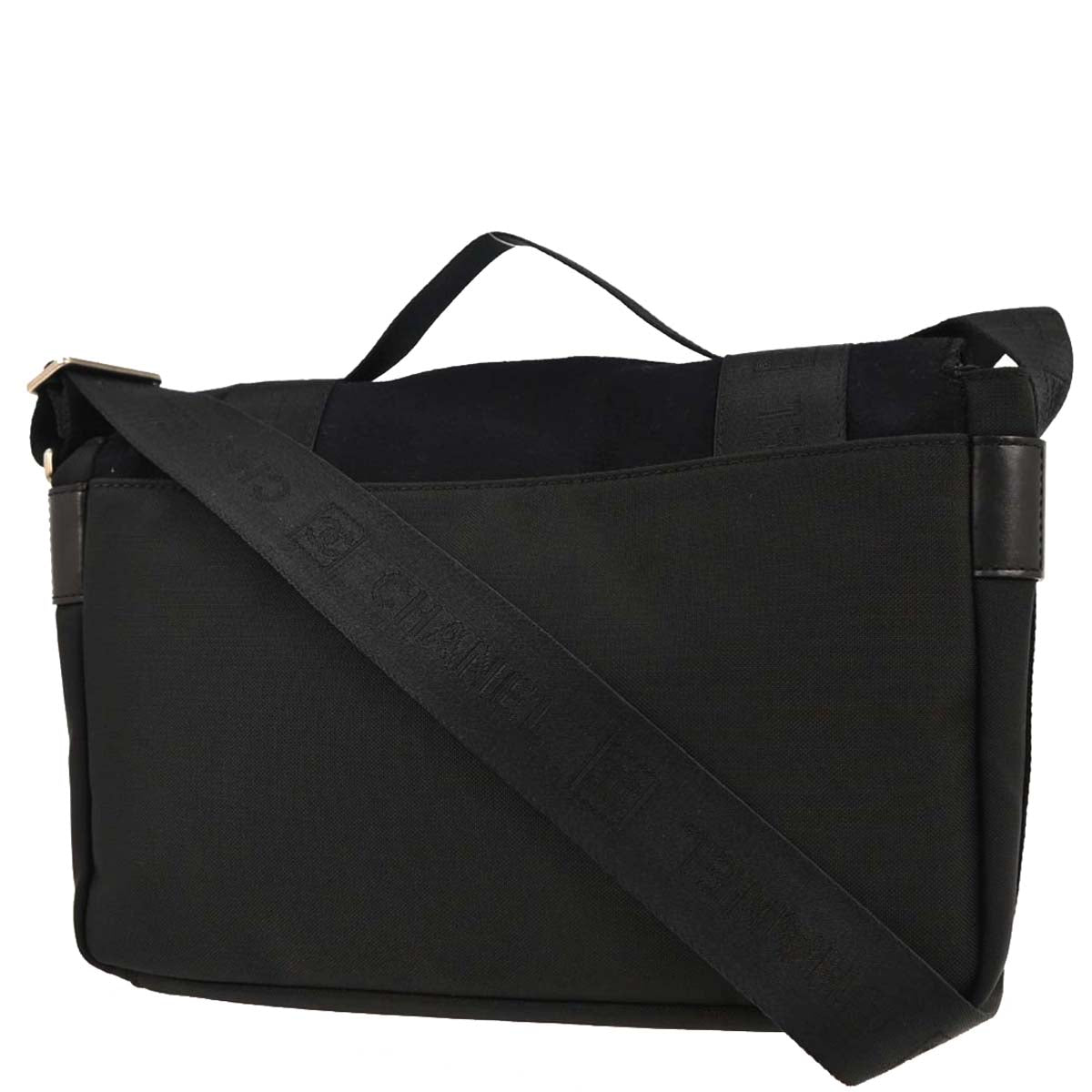 Chanel 2005-2006 Black Felt Sport Line 2way Shoulder Handbag