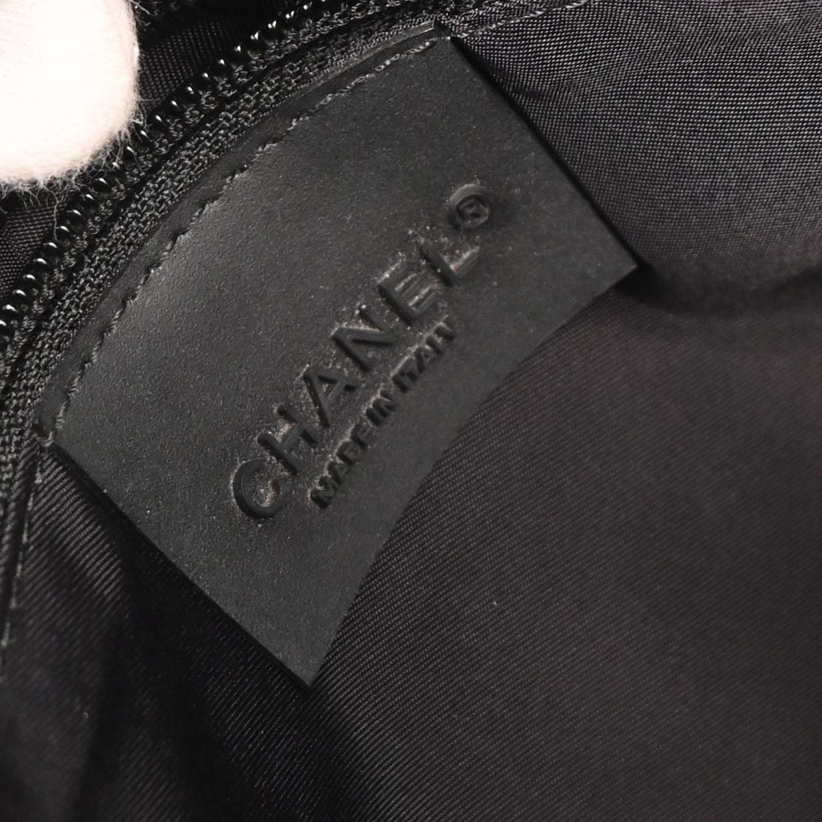 Chanel 2005-2006 Black Felt Sport Line 2way Shoulder Handbag